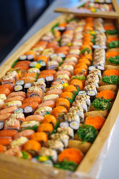 arge Assorted Sushi Boat Platter
