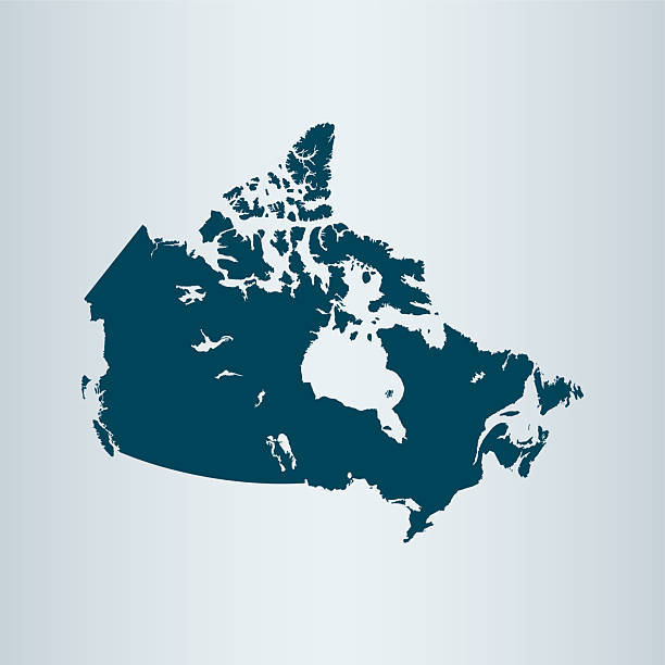 Canada map vector of the Canada map map of canada clear background stock illustrations