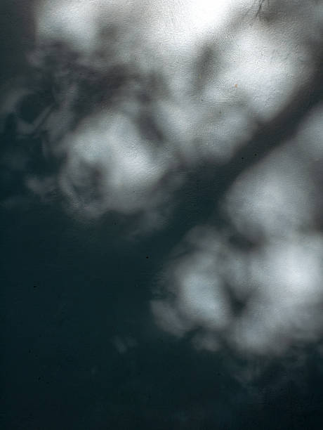 Abstract Blurred Bokeh Shadow Pattern on Dark Textured Surface Abstract Blurred Bokeh Shadow Pattern on Dark Textured Surface