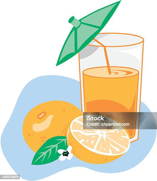 Świeży Sok Pomarańczowy - Stockowe grafiki wektorowe i więcej obrazów Alkohol - napój - Alkohol - napój, Bez ludzi, Białe tło