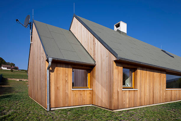 istock new house made from pine wood 450016111