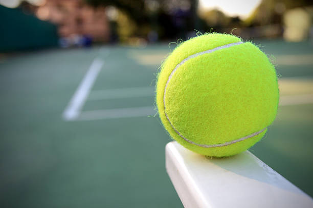 istock Tennis ball incourt 450016669