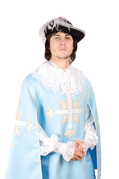 istock young man dressed as musketeer 450021481