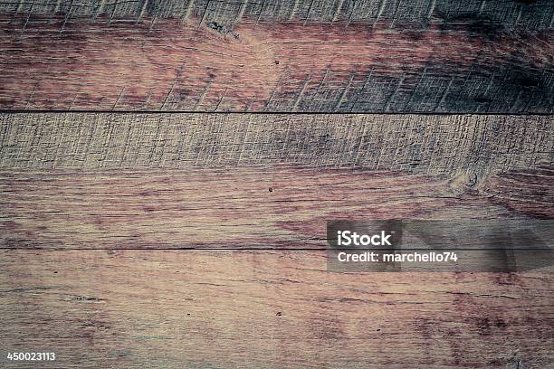 Old Scratched Wooden Board Stock Photo - Download Image Now - Abstract, Boarded Up, Brown