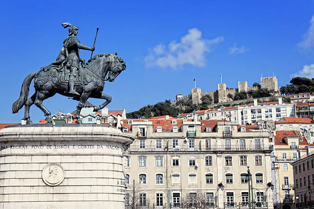 istock Praca da Figueira, Lisbon, Portugal 450025589