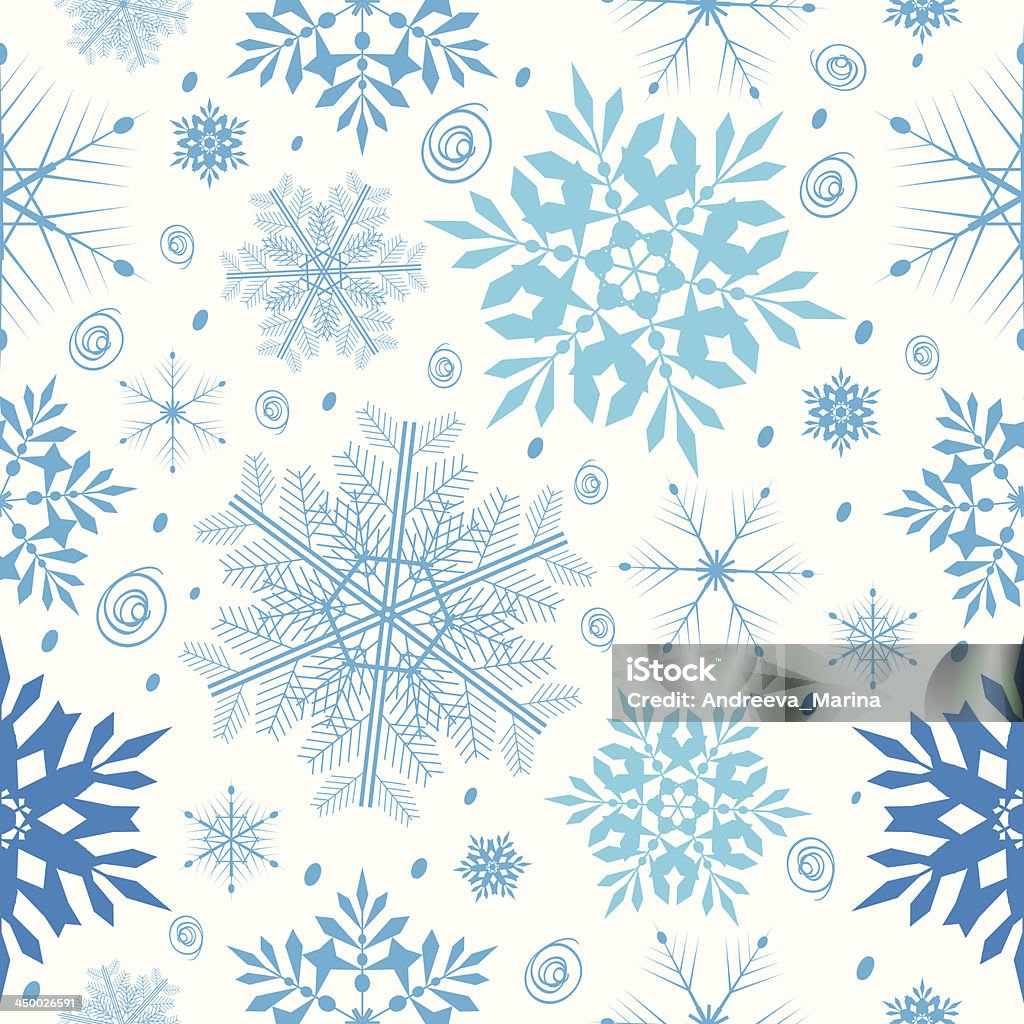 Snowflake Pattern Abstract Snowflake Pattern Stock Illustration - Download Image Now - Abstract ...