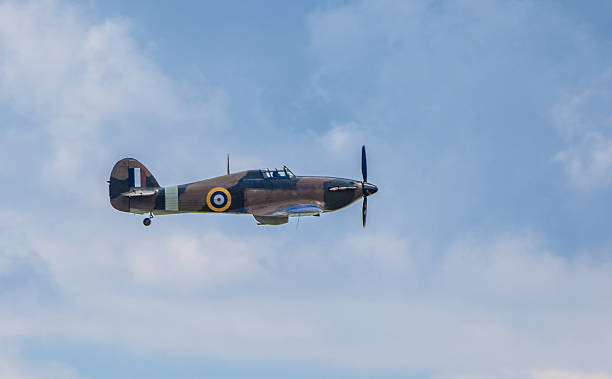 istock Cleethorpes, England - July 28, 2013: Hawker Hurricane airplane 450030553