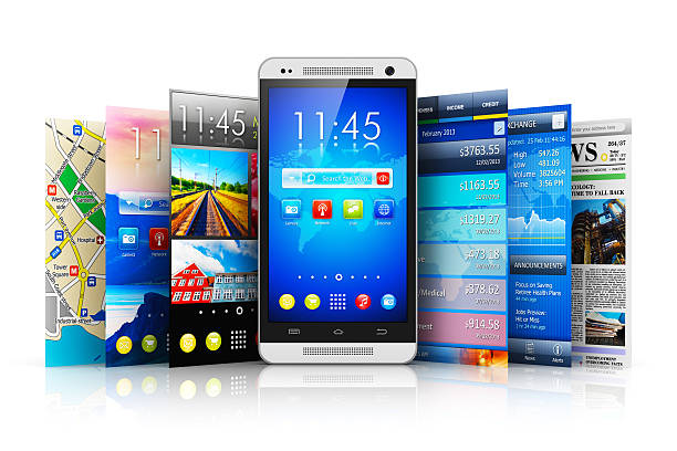 istock Variety of mobile applications 450030623