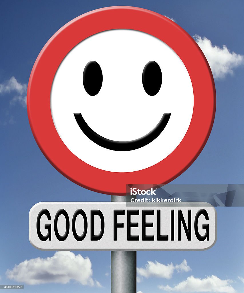 good feeling good feeling totally relaxed and at ease positive healthy attitude happy life Cheerful Stock Photo