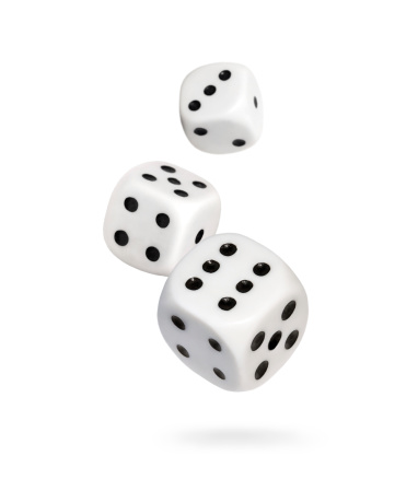 Dice, isolated on White
