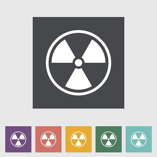 Vector illustration of Radioactivity