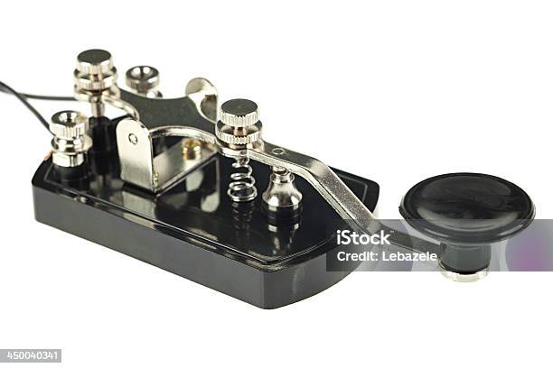 Telegraph Morse Key Stock Photo - Download Image Now - Telegraph Machine, Computer Key, Key