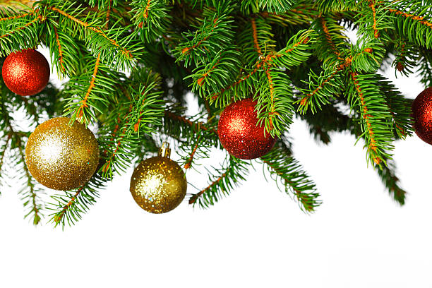 istock Christmas decoration on fir 450048641