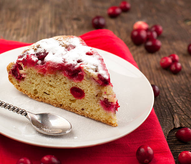 istock Piece of Cranberry Cake 450052783