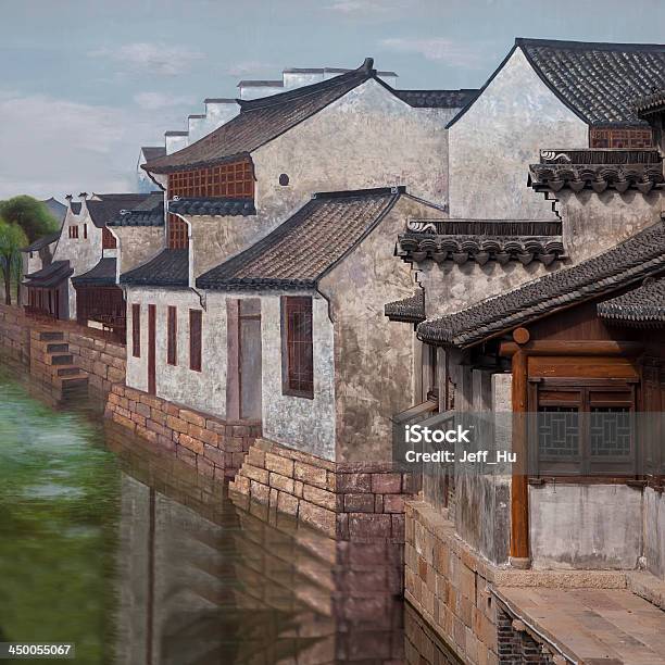 Famosa Ciudad De Agua En China La Combinación De Pintura Y En Vivo Foto de stock y más banco de imágenes de Agua