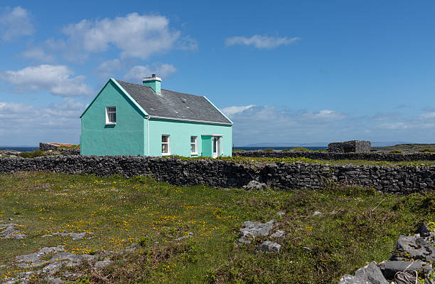 istock Typical rural farming cottage Ireland 450057265