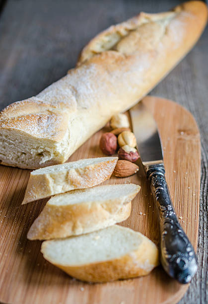 istock Sliced french bread baguette 450059641