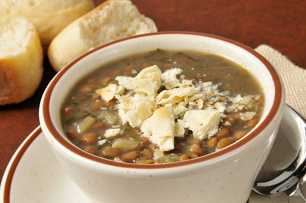 istock Cup of lentil soup 450071589
