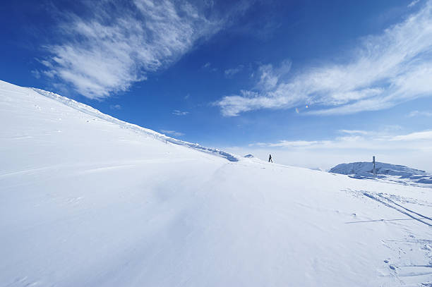 istock Mountains with snow in winter 450074735