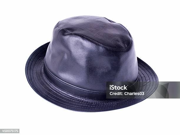 Leather Hat Stock Photo - Download Image Now - Adult, Antique, Black Color