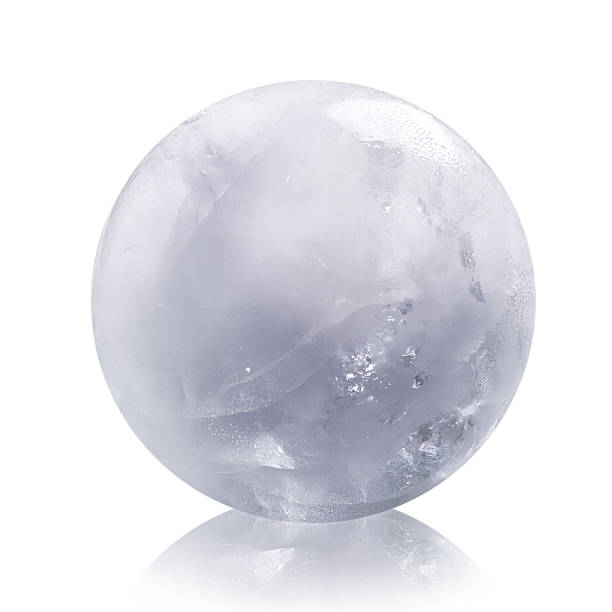 Ice Sphere Stock Photo - Download Image Now - Ice, Sphere, Sports
