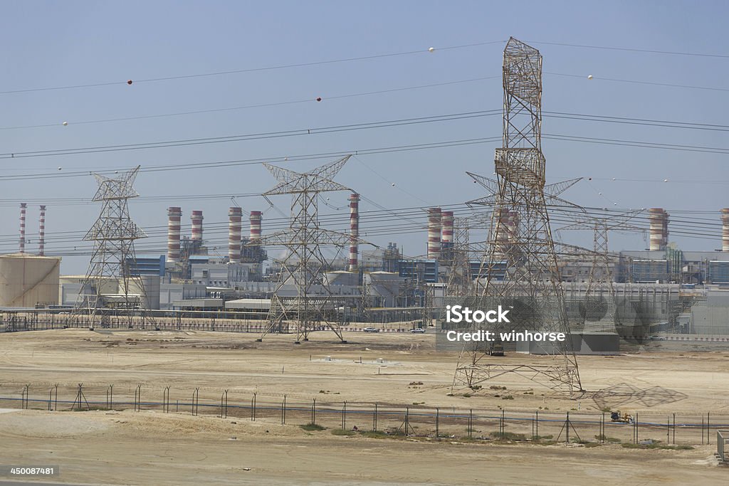 Jebel Ali Central elétrica em Dubai, EAU - Royalty-free Dubai Foto de stock