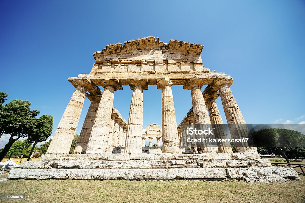 Pesto, Templo de Athena. - Foto de stock de Paestum royalty-free