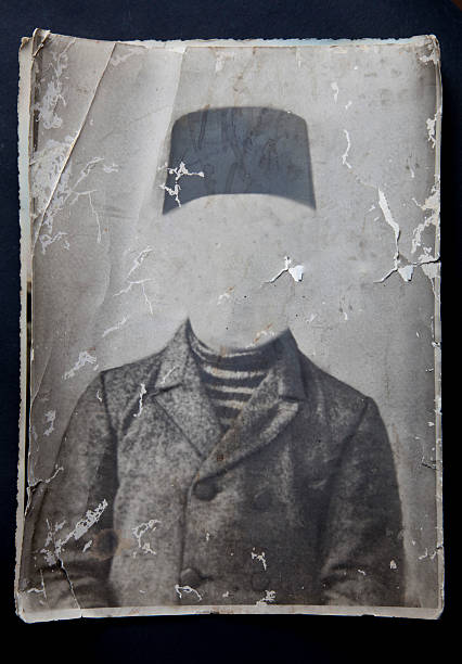 istock damaged vintage photo 450088697