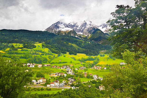 istock Alpine Village in Austria. 450088987