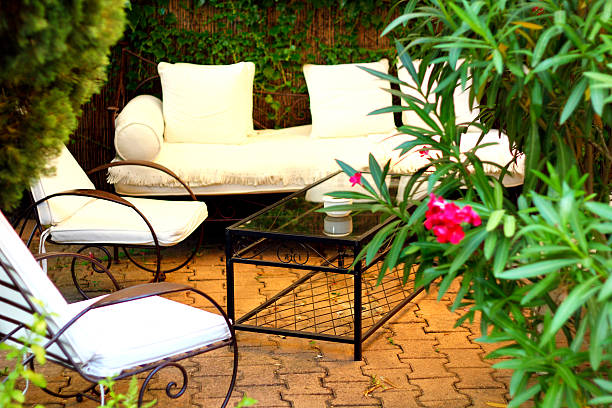 istock Garden furniture 450111063