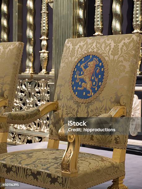 Royal Seat As Used During Inauguration Of New King Stock Photo - Download Image Now - Netherlands, Throne, 2013