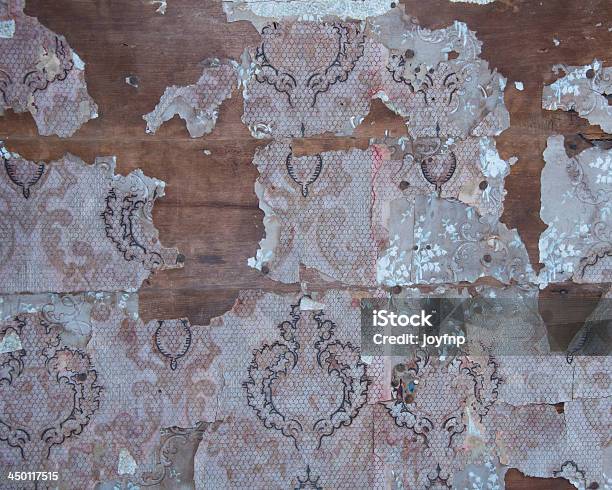 Peeling Wallpaper Texture Stock Photo - Download Image Now - Abstract, Antique, Backgrounds