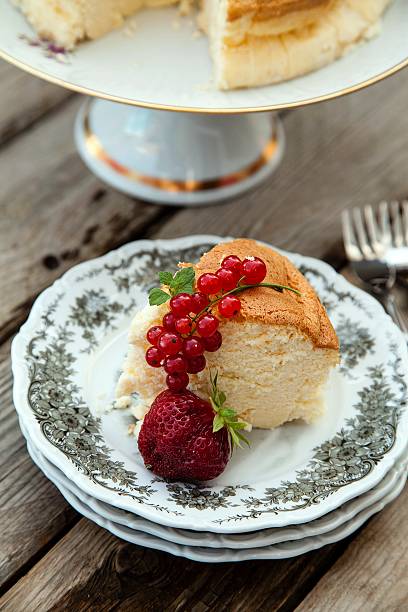 istock Slice of japanese cheesecake 450125497