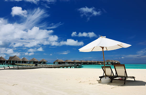 istock Beautiful beach at Maldives 450134947