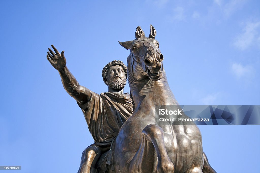 Marcus Aurelius, römischen Kaiser, Rom, Italien - Lizenzfrei Marcus Aurelius Stock-Foto
