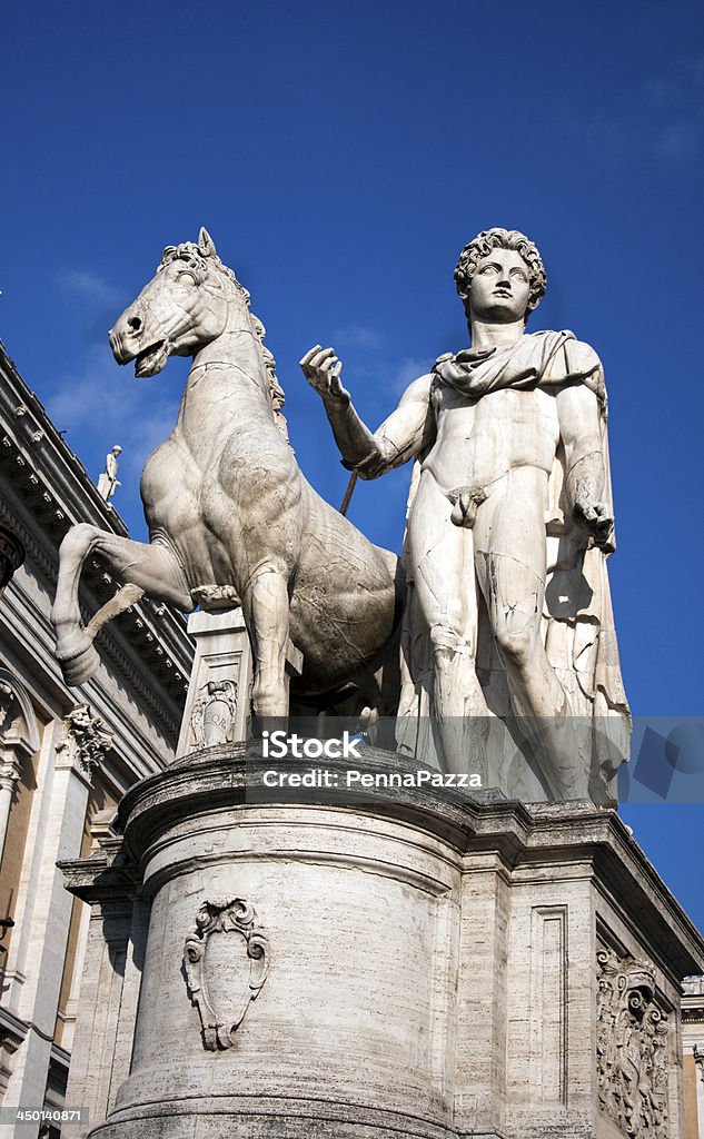 Statue de la colline du Capitole à Rome - Photo de Nu libre de droits