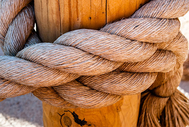Notical Post Rope 510+ Rope Nautical Vessel Wood Wooden Post Stock Photos, Pictures ...