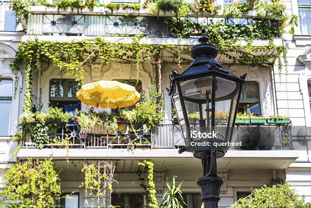 Schönen Balkon in Berlin - Lizenzfrei Friedrichshain Stock-Foto