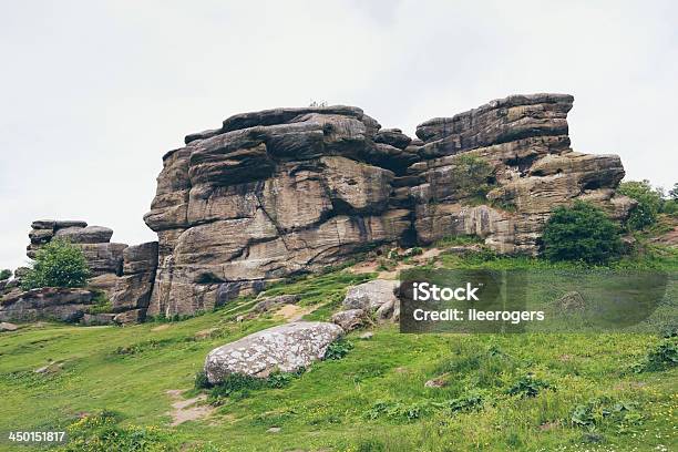 Brimham Kamienie W Pobliżu Harrogate W Yorkshire - zdjęcia stockowe i więcej obrazów Anglia - Anglia, Bez ludzi, Brimham Rocks