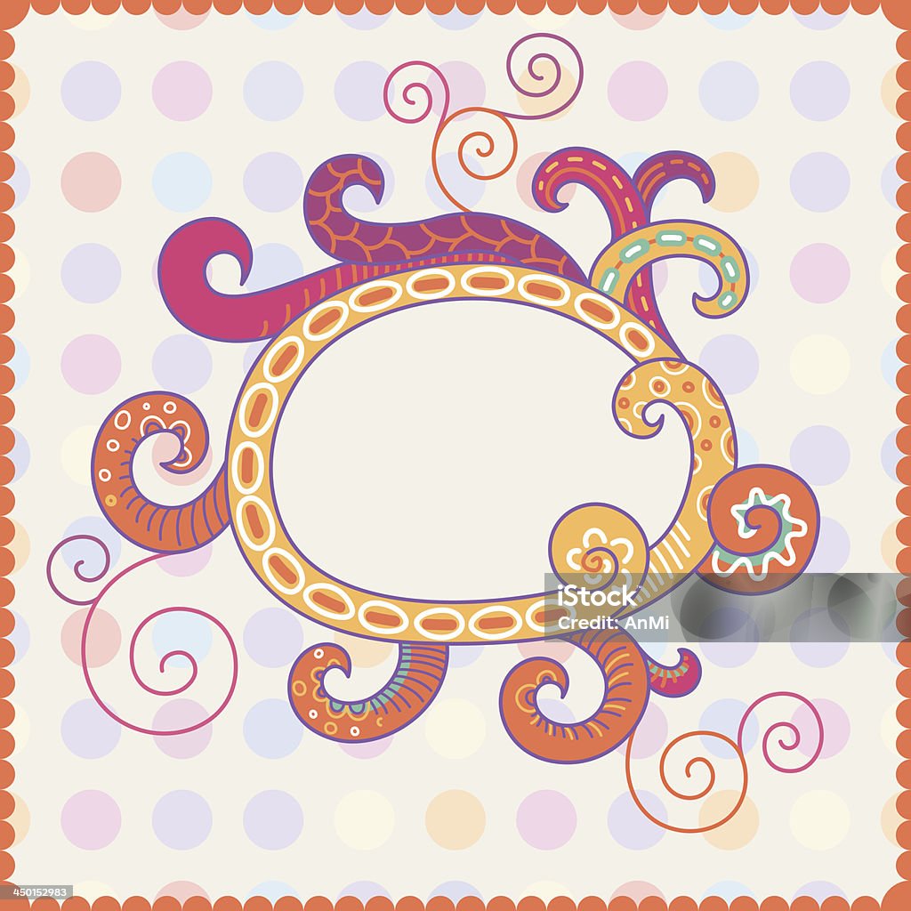 Bright Frame Abstract Background With Bright Frame Stock Illustration - Download Image Now ...