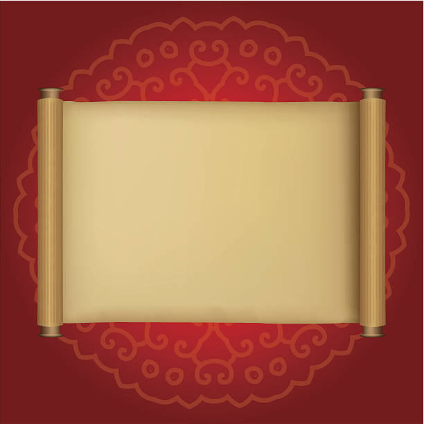 Chinese Scroll vector art illustration