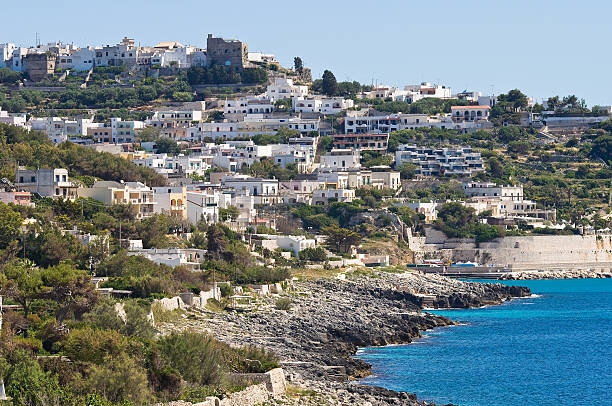 istock Panoramic view of Castro. Puglia. Italy. 450156213
