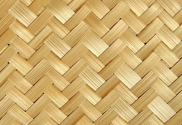 Photo of bamboo craft texture