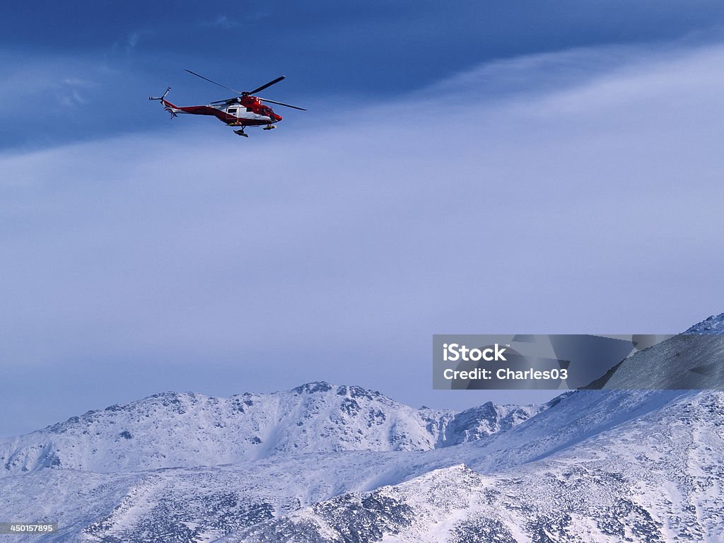 Rettung Hubschrauber - Lizenzfrei Berg Stock-Foto