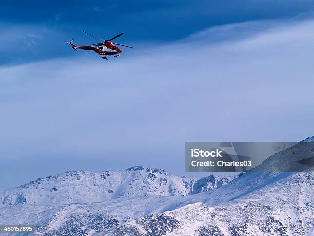 Rettung Hubschrauber Stockfoto und mehr Bilder von Berg - Berg, Berggipfel, Blau