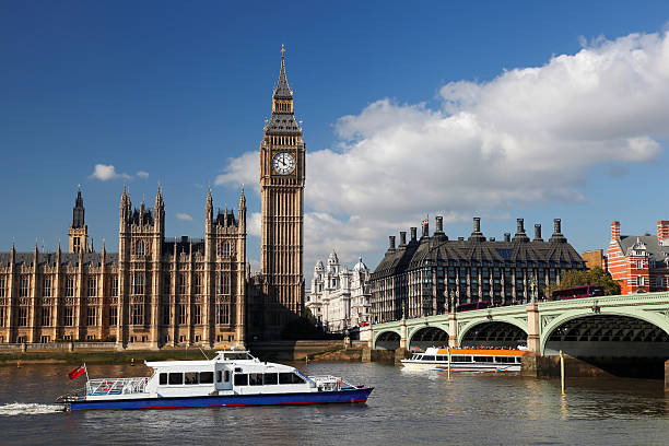istock Big Ben with bridge in  London, UK 450160443