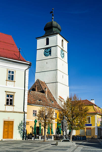 istock Council Tower in Sibiu, Romania 450165373