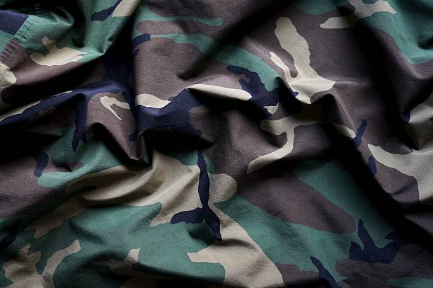 Woodland Camouflage stock photo