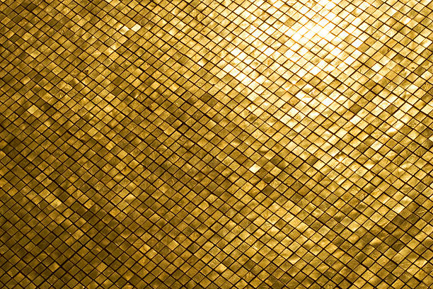 istock Details of golden mosaic 450168241