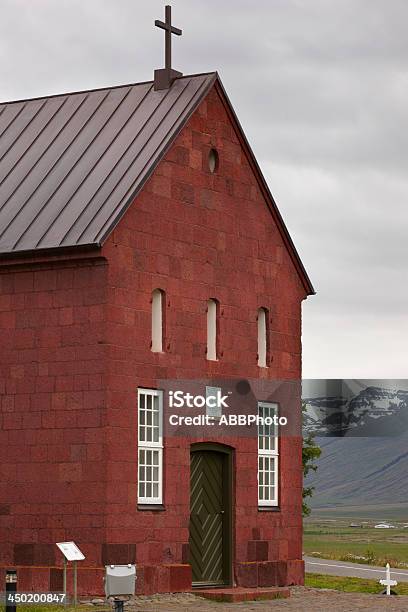 Foto de Holar Igreja 1763 Arenito Vermelho Norte Da Islândia e mais fotos de stock de Antigo